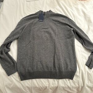 Daniel Hechter Paris 100% 2-ply cashmere dark grey sweater